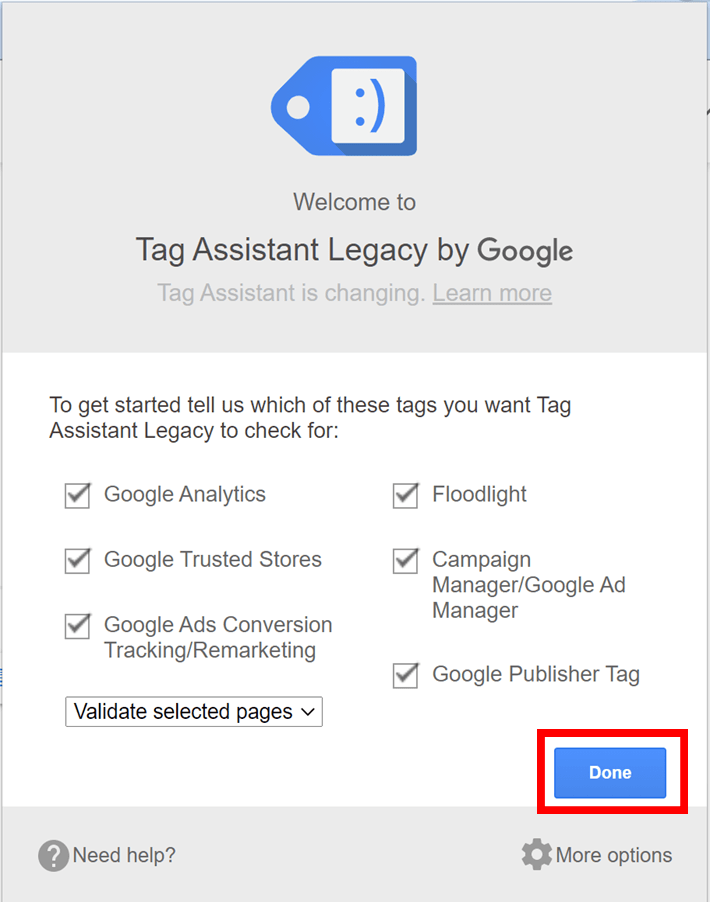 Tag Assistantのインストール説明